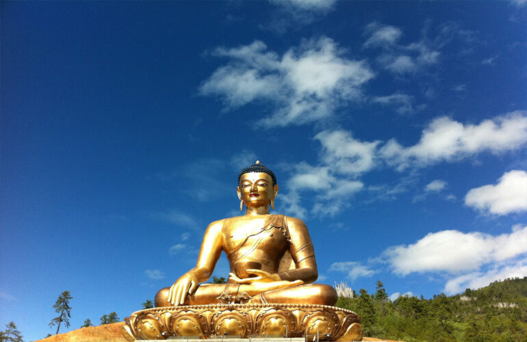 Buddha in Bhutan.