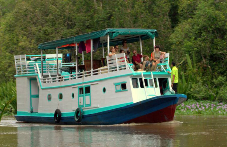 Klotok or Houseboat trip to Camp leaky. This trip is the highlight of most visitor's trip to Borneo.